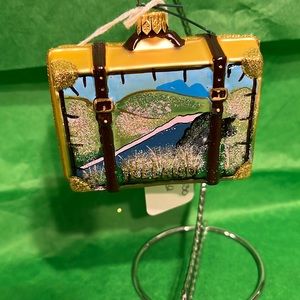 Handmade pinnacle peak glass blown ornament